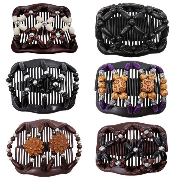 magic hairpin cr93 new wooden bead ever-changing hair comb fashion double-row inserted magic comb, Golden;silver
magic hairpin cr93 new wooden bead ever-changing hair comb fashion double-row inserted magic comb, Golden;silver