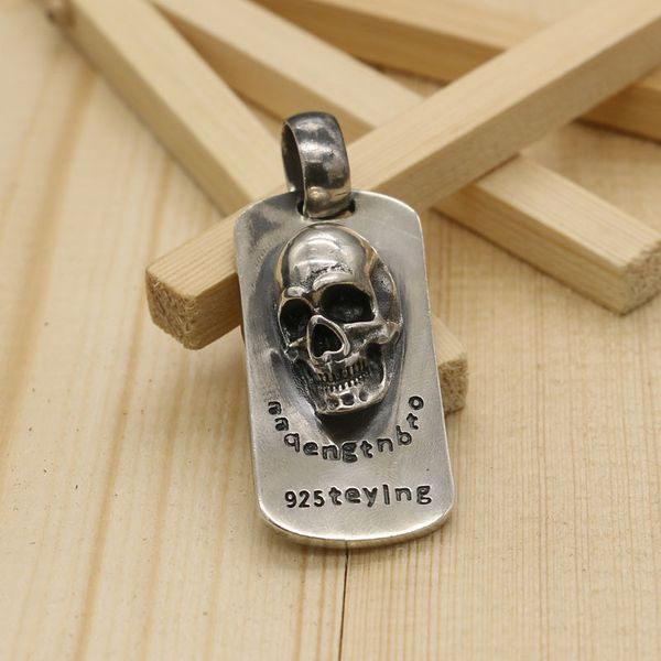s925 sterling silver pendant personalized punk style retro hip hop simple skull head hanger letter shape gift for lovers birthday keepsakes
s925 sterling silver pendant personalized punk style retro hip hop simple skull head hanger letter shape gift for lovers birthday keepsakes