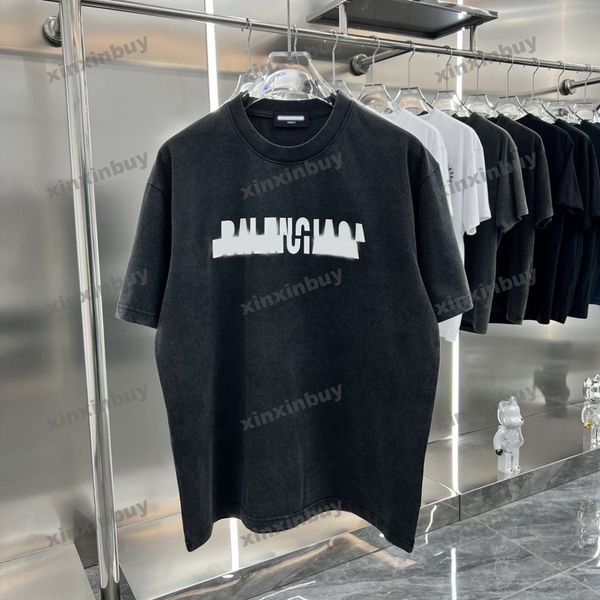xinxinbuy men designer tee t shirt 23ss panelled letter print tie dye short sleeve cotton women black white blue gray khaki xs-3xl, Black;brown
xinxinbuy men designer tee t shirt 23ss panelled letter print tie dye short sleeve cotton women black white blue gray khaki xs-3xl, Black;brown