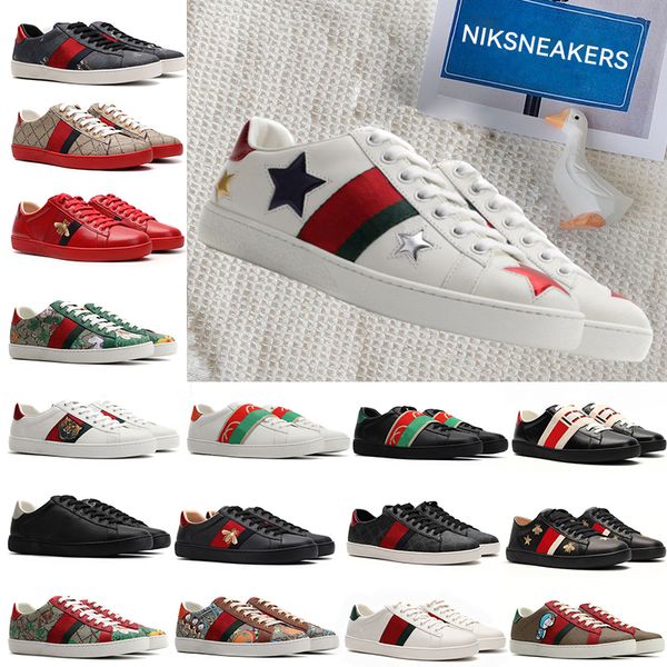 2023 casual nice shoes ace bee designer sneakers men women snake tiger embroidered white green red stripes woman shoes sneaker walking sport, Black
2023 casual nice shoes ace bee designer sneakers men women snake tiger embroidered white green red stripes woman shoes sneaker walking sport, Black