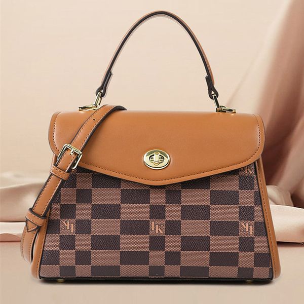 new bags womens printed handbag textured chessboard check pattern shoulder bag womens bag high-grade messenger bag wholesale
new bags womens printed handbag textured chessboard check pattern shoulder bag womens bag high-grade messenger bag wholesale