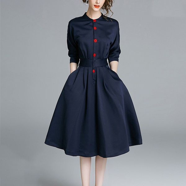 casual dresses elegant single breast shirt dress women's fashion long sleeve button office women's shirt tune dress women's w, Black;gray
casual dresses elegant single breast shirt dress women's fashion long sleeve button office women's shirt tune dress women's w, Black;gray