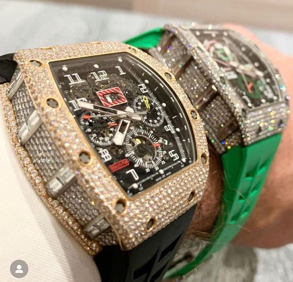 luxury mens watch for men movement watches designer watches moissanite vvs diamond man watch montre luxe iced out automatic watch women orol, Slivery;brown
luxury mens watch for men movement watches designer watches moissanite vvs diamond man watch montre luxe iced out automatic watch women orol, Slivery;brown