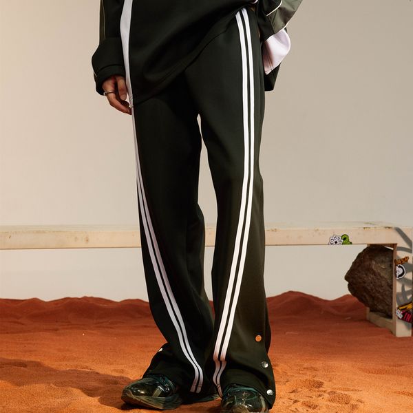 women's pants s frog drift fashion brand vintage streetwear retro tripe stitching loose trousers flare long for men 230330, Black;white
women's pants s frog drift fashion brand vintage streetwear retro tripe stitching loose trousers flare long for men 230330, Black;white