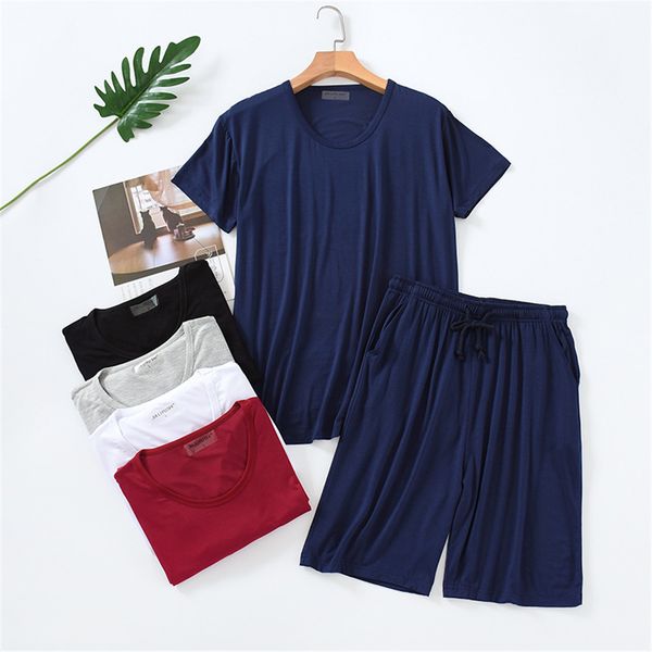 men's sleepwear large pajamas suit men's pajamas summer modal short sleeve short sleeve home furnishing crew neck casual cotton pa, Black;brown
men's sleepwear large pajamas suit men's pajamas summer modal short sleeve short sleeve home furnishing crew neck casual cotton pa, Black;brown