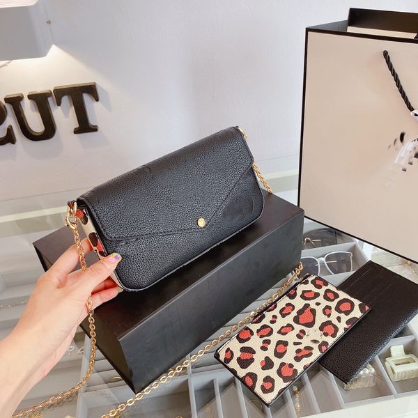 luxury designer woman bag handbag shoulder bags aaaaa original box purse embossed patterns flowers letters card slot three in one
luxury designer woman bag handbag shoulder bags aaaaa original box purse embossed patterns flowers letters card slot three in one