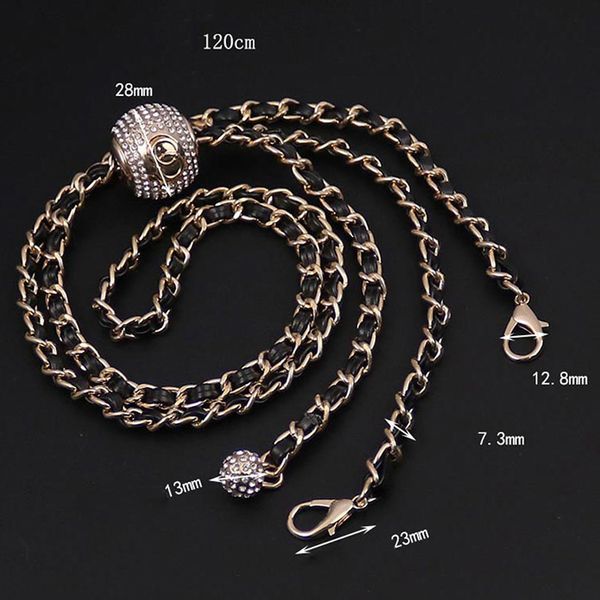 bag parts accessories leather handle strap rhombus gold bead ball chain adjustable crossbody portable pearl shoulder purse 230330, Black
bag parts accessories leather handle strap rhombus gold bead ball chain adjustable crossbody portable pearl shoulder purse 230330, Black