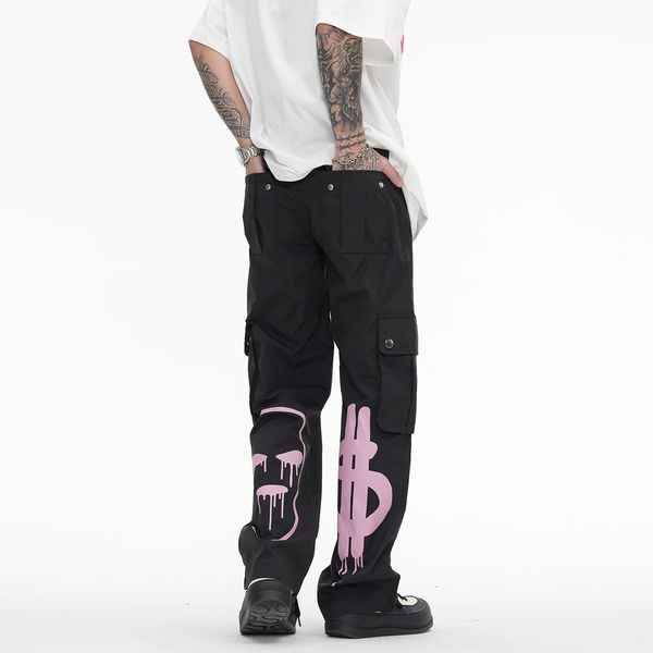 women's pants s 2023 black cargo flare fashion funny printing wide leg trousers for men harajuku loose casual side pockets 230330, Black;white
women's pants s 2023 black cargo flare fashion funny printing wide leg trousers for men harajuku loose casual side pockets 230330, Black;white