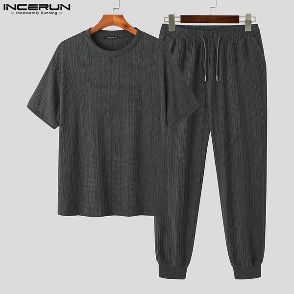 men's tracksuits men's casual set solid color o-neck short sleeve t-shirt and drawstring pants 2pcs street fashion men's set, Gray
men's tracksuits men's casual set solid color o-neck short sleeve t-shirt and drawstring pants 2pcs street fashion men's set, Gray