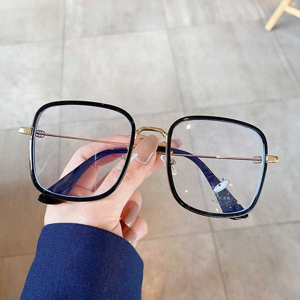 designer glasses family's new round face plain korean men's net red can be equipped with degree black eye frame myopia glasses for, White;black
designer glasses family's new round face plain korean men's net red can be equipped with degree black eye frame myopia glasses for, White;black
