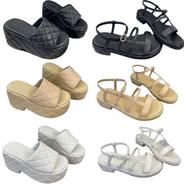 summer women's sandals luxury designer slippers fashion ringer platform shoes lambskin letter casual shoes outdoor beach shoes non-slip, Black
summer women's sandals luxury designer slippers fashion ringer platform shoes lambskin letter casual shoes outdoor beach shoes non-slip, Black