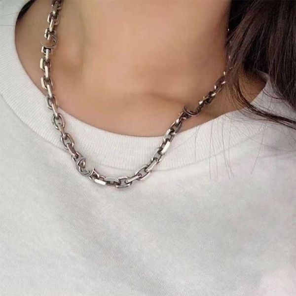 2023 designer new ujia double single g interlocking bracelet necklace couple men and women's internet red temperament hegemony tiktok s, Black
2023 designer new ujia double single g interlocking bracelet necklace couple men and women's internet red temperament hegemony tiktok s, Black