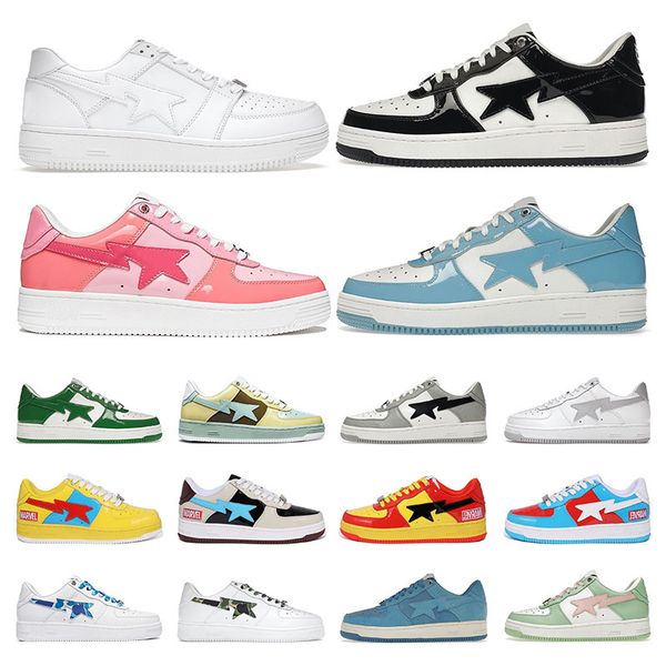2023 for men fashion shoes women bapestas sneakers stas low black white blue yellow camo suede combo pink leather mens trainers size 36-45
2023 for men fashion shoes women bapestas sneakers stas low black white blue yellow camo suede combo pink leather mens trainers size 36-45