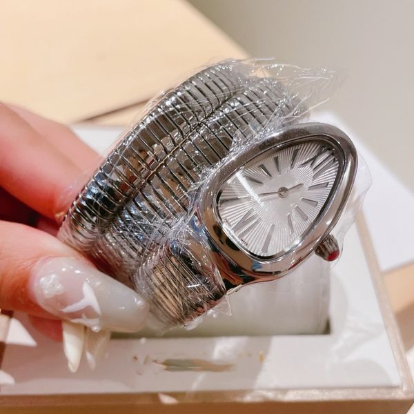 women's quartz watch fashion 33mm stainless steel gold watch plate waterproof personality girl snake diamond moissanite skeleton watche, Slivery;brown
women's quartz watch fashion 33mm stainless steel gold watch plate waterproof personality girl snake diamond moissanite skeleton watche, Slivery;brown