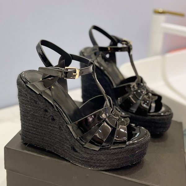 tribute woven espadrille sandals wedge platform pumps heels heeled square toe shoes women's luxury designer patent leather outsole even, Black
tribute woven espadrille sandals wedge platform pumps heels heeled square toe shoes women's luxury designer patent leather outsole even, Black