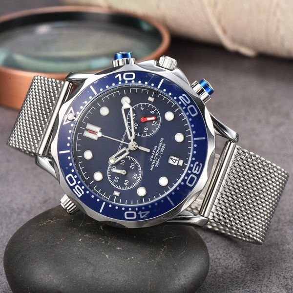 omeg wrist watches for men 2023 new mens watches all dials work quartz watch luxury brand chronograph clock fashion accessories mesh steel b, Slivery;golden
omeg wrist watches for men 2023 new mens watches all dials work quartz watch luxury brand chronograph clock fashion accessories mesh steel b, Slivery;golden