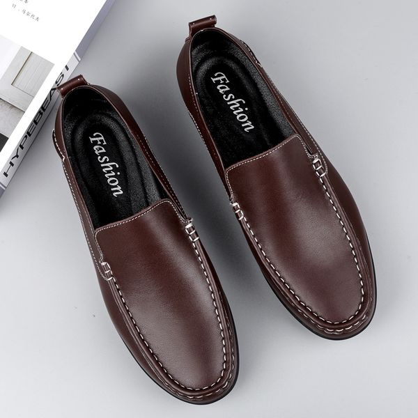 dress shoes luxury brand genuine leather men's casual shoes fashion men's loafers moccasins breathable sliding driving shoes plus, Black
dress shoes luxury brand genuine leather men's casual shoes fashion men's loafers moccasins breathable sliding driving shoes plus, Black