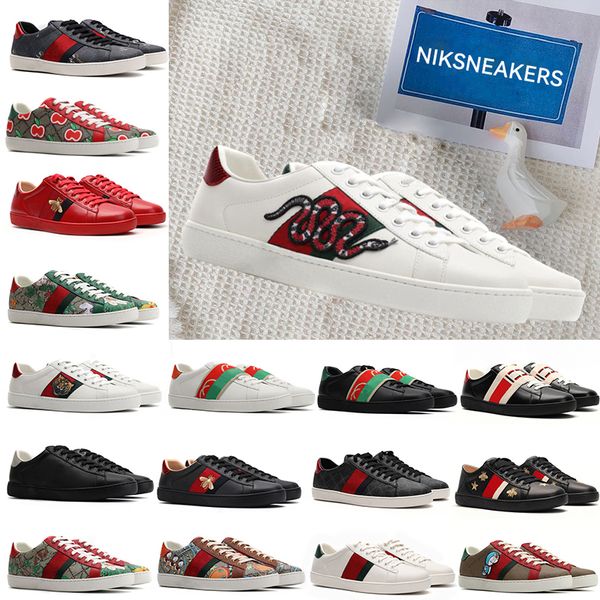 mens womens casual shoes ace bee designer sneakers snake tiger embroidered white green stripes womens shoes sneaker walking sports trainers, Black
mens womens casual shoes ace bee designer sneakers snake tiger embroidered white green stripes womens shoes sneaker walking sports trainers, Black