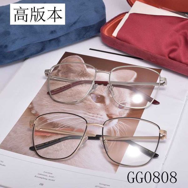 designer glasses 2023 new glasses frame metal myopia live blue light proof, White;black
designer glasses 2023 new glasses frame metal myopia live blue light proof, White;black