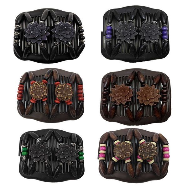 magic hairpin cr40 fashionable and exquisite comb versatile clip purple blossom wood beads, Golden;silver
magic hairpin cr40 fashionable and exquisite comb versatile clip purple blossom wood beads, Golden;silver