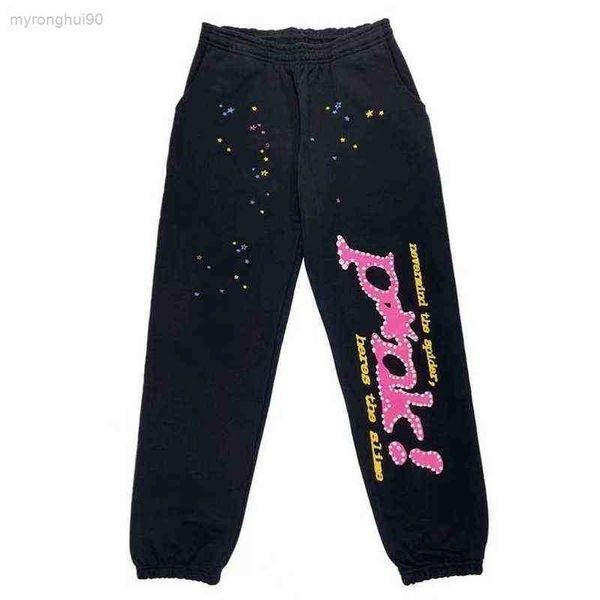 men's pants puff web 555555 sweatpants heavy fabric sp5der joggers women trousers clothing t220803 5tc2, Black
men's pants puff web 555555 sweatpants heavy fabric sp5der joggers women trousers clothing t220803 5tc2, Black