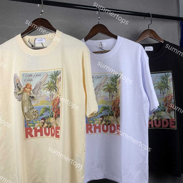 rhude men's t-shirts designer rhude angel with gods help oversized shirts luxury brand fashion shirt for men casual mens short sleeve t, White;black
rhude men's t-shirts designer rhude angel with gods help oversized shirts luxury brand fashion shirt for men casual mens short sleeve t, White;black
