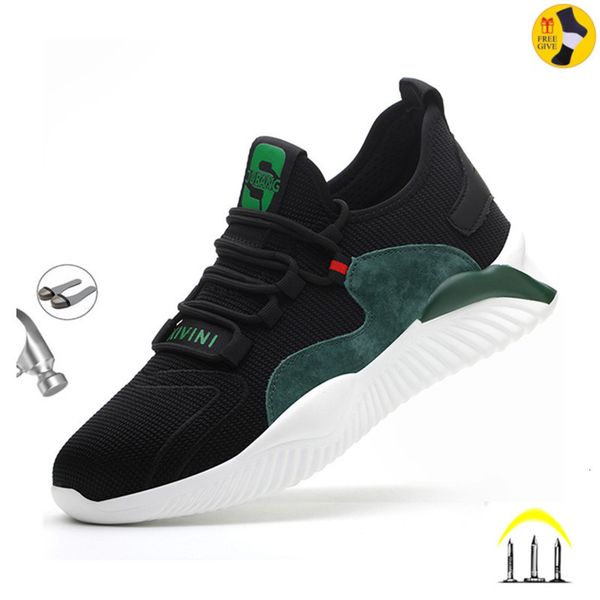 dress shoes non destructible men's safety work shoes with steel shoes and hats leak proof boots lightweight breathable sports shoes dir, Black
dress shoes non destructible men's safety work shoes with steel shoes and hats leak proof boots lightweight breathable sports shoes dir, Black