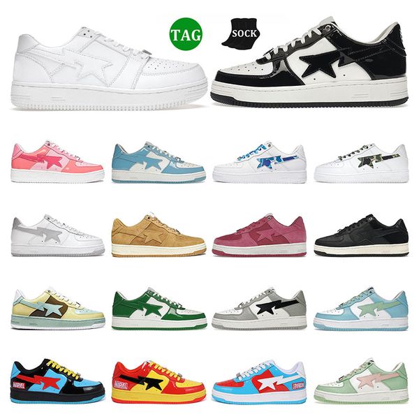 fashion mens casual shoes women bapestas sneakers stas low suede black white blue camo combo pink pastel green leather men trainers
fashion mens casual shoes women bapestas sneakers stas low suede black white blue camo combo pink pastel green leather men trainers