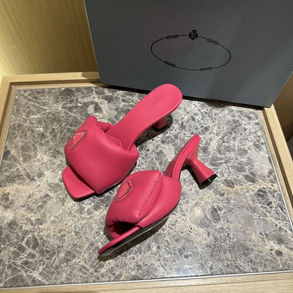soft padded nappa leather slippers summer 65mm medium heels sandals muilezels shoes slip-on triangle buckle ornament sandal women luxury des, Black
soft padded nappa leather slippers summer 65mm medium heels sandals muilezels shoes slip-on triangle buckle ornament sandal women luxury des, Black