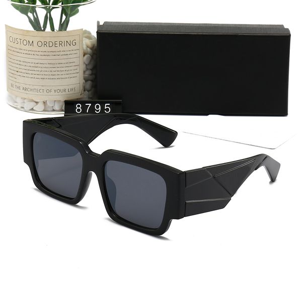 

Summer Designer Sunglasses Women Sun glass Men Vacation Glasses 7 Color Full Frame Goggle Eyeglasses