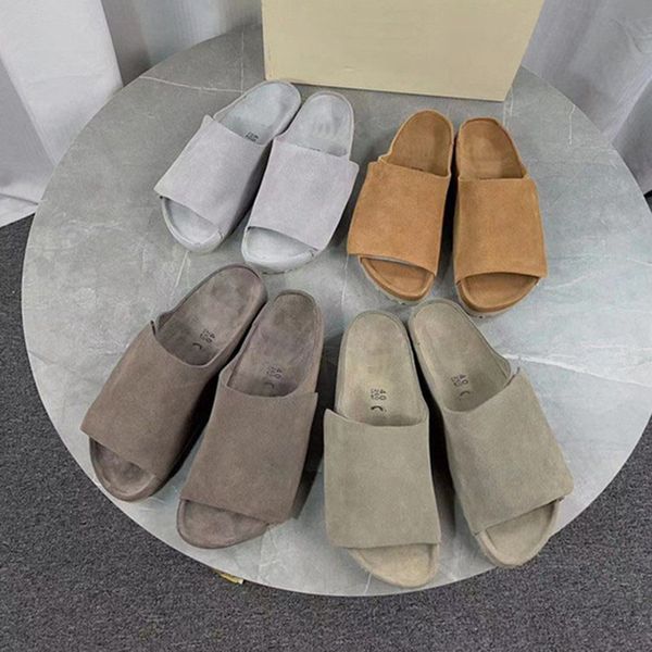2023 god los feliz slides sandals women men cement melange suede cork latex footbeds slide casual foam ash melange shoes 36-45, Black
2023 god los feliz slides sandals women men cement melange suede cork latex footbeds slide casual foam ash melange shoes 36-45, Black