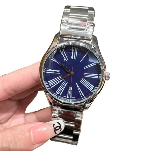 fashion luxury mens watches brand designer 40mm all stainless steel band men watch auto date quartz wristwatches for men's birthday val, Slivery;brown
fashion luxury mens watches brand designer 40mm all stainless steel band men watch auto date quartz wristwatches for men's birthday val, Slivery;brown