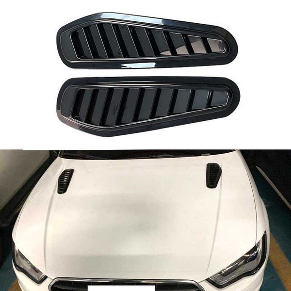 new carbon fiber car head air intake hood vent outlet flow vent trim 2pcs silver universal styling decoration external accessories
new carbon fiber car head air intake hood vent outlet flow vent trim 2pcs silver universal styling decoration external accessories