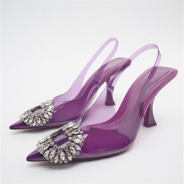 sandals purple transparent womans heels traf sequins pointed toes women luxury crystal prom slingbacks pumps 230329, Black
sandals purple transparent womans heels traf sequins pointed toes women luxury crystal prom slingbacks pumps 230329, Black