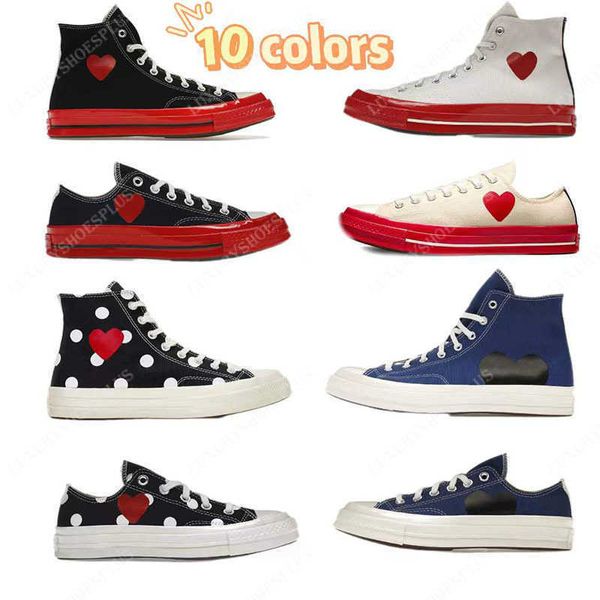 basketball shoes casual fashion heart print 1970s canvas shoe lovers sneaker soft designer red-bottom women men sneakers dot versatile black
basketball shoes casual fashion heart print 1970s canvas shoe lovers sneaker soft designer red-bottom women men sneakers dot versatile black