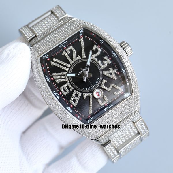 new 44mm watch vanguard v45 sc dt miyota automatic mens watch 316 steel case black dial date gents fashion sport watches, Slivery;brown
new 44mm watch vanguard v45 sc dt miyota automatic mens watch 316 steel case black dial date gents fashion sport watches, Slivery;brown