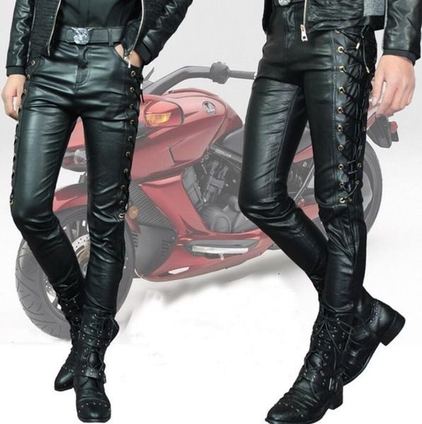 men's jeans 2023 explosive european and american solid color pu strap casual leather pants men clothing 230330, Blue
men's jeans 2023 explosive european and american solid color pu strap casual leather pants men clothing 230330, Blue