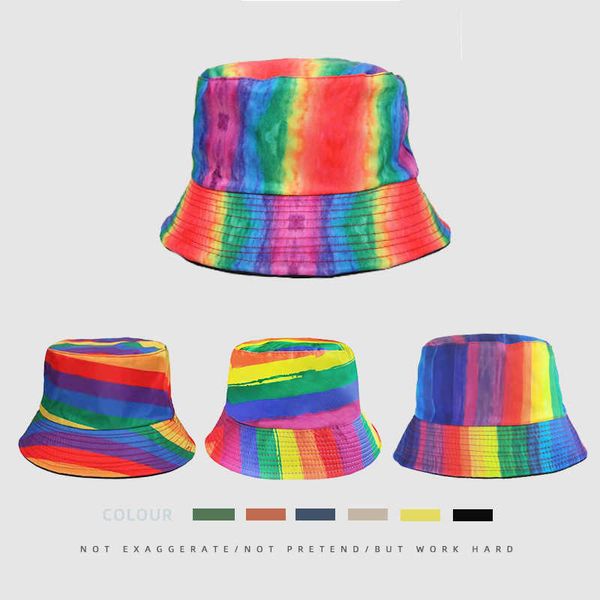wide brim hats new cotton rainbow bucket hat women sun hats for kids hip hop outdoor trip caps men beh sun protect fishing bonnet p230327, Blue;gray
wide brim hats new cotton rainbow bucket hat women sun hats for kids hip hop outdoor trip caps men beh sun protect fishing bonnet p230327, Blue;gray