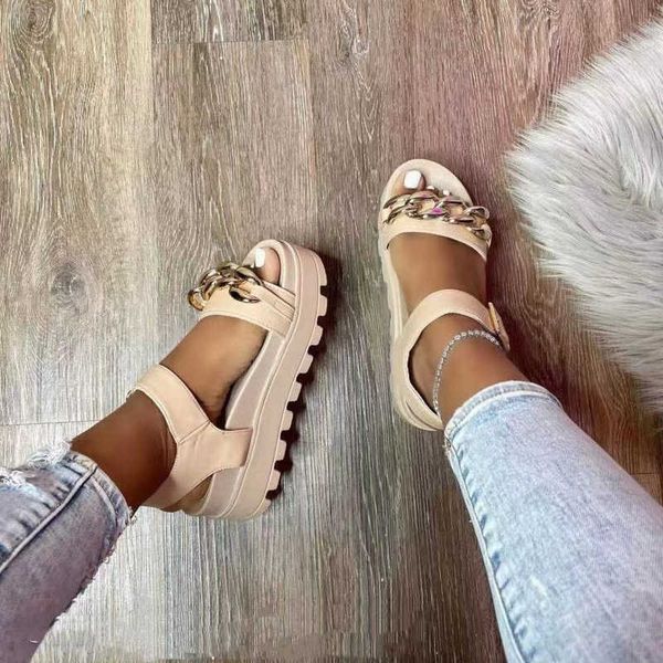 sandals summer women's platform sandals metal decorative flat increase outdoor casual woman sandalias ladies beach shoes 230322, Black
sandals summer women's platform sandals metal decorative flat increase outdoor casual woman sandalias ladies beach shoes 230322, Black
