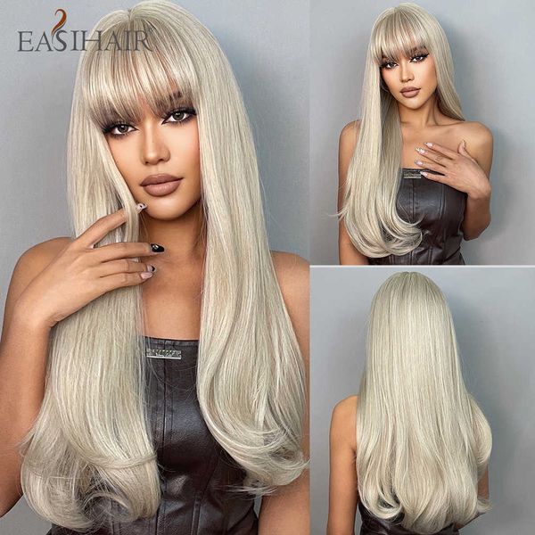 synthetic wigs easihair long white synthetic wigs for women platinum light blonde with bangs natural hair heat resistant cosplay wig 230227, Black
synthetic wigs easihair long white synthetic wigs for women platinum light blonde with bangs natural hair heat resistant cosplay wig 230227, Black