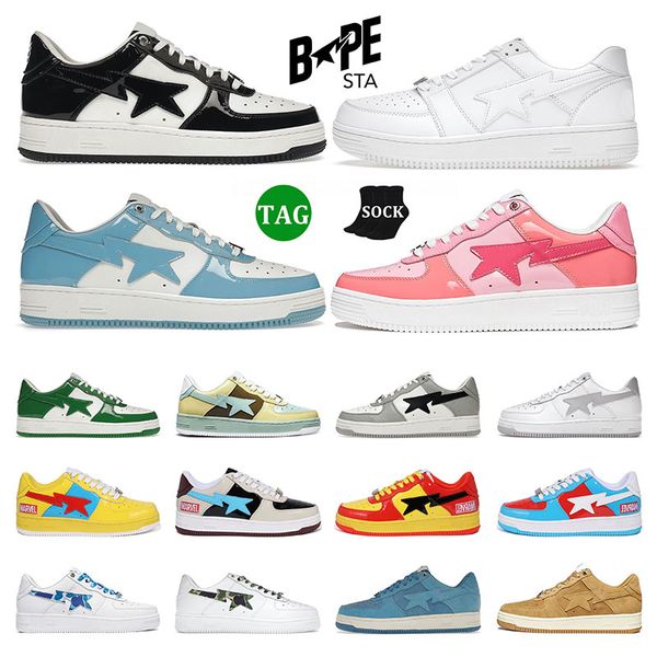 men designer casual shoes women bapestas sneakers low stas black white blue camo green pink suede combo pink leather mens fashion trainers
men designer casual shoes women bapestas sneakers low stas black white blue camo green pink suede combo pink leather mens fashion trainers