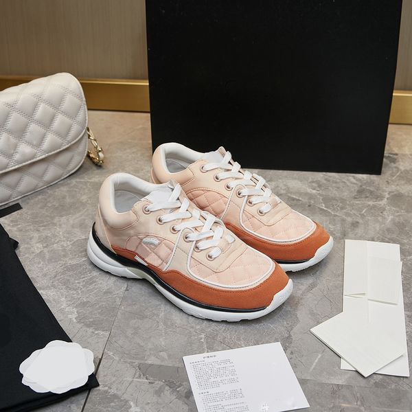 fabric cotton tweed casuals shoes women men suede calfskin pink ecru sneakers light orange platform shoe trainers, Black
fabric cotton tweed casuals shoes women men suede calfskin pink ecru sneakers light orange platform shoe trainers, Black