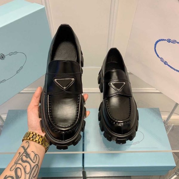 designer luxury womens shoes thick soled lefu shoes 2023 spring british style small leather shoes women's college style muffin shoes la, Black
designer luxury womens shoes thick soled lefu shoes 2023 spring british style small leather shoes women's college style muffin shoes la, Black