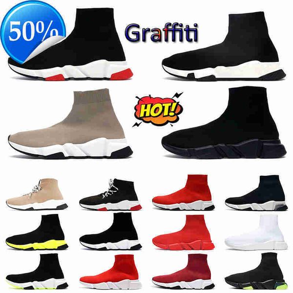 2023 speed 2023 sock shoes designer platform sneakers luxury black white graffiti clear sole volt lace-up triple beige full red boot mens wo
2023 speed 2023 sock shoes designer platform sneakers luxury black white graffiti clear sole volt lace-up triple beige full red boot mens wo
