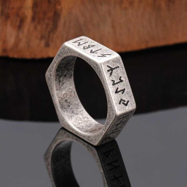 nordic simple rune ring jewelry fashion personality hexagon nut titanium steel tidal szgh, Silver
nordic simple rune ring jewelry fashion personality hexagon nut titanium steel tidal szgh, Silver