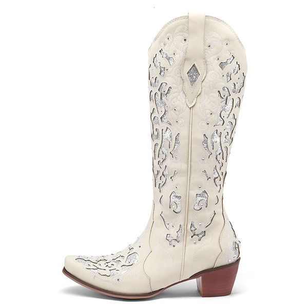 boots bonjomarisa women cowboy knee high glitter sequined design autumn embroidery slip on cowgirls western shoes big size 43 230330, Black
boots bonjomarisa women cowboy knee high glitter sequined design autumn embroidery slip on cowgirls western shoes big size 43 230330, Black