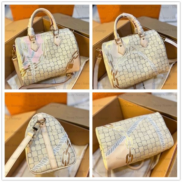 23s speedy bandouliere 25 cross body bags blended fabrics white damier azur ropes chains printed casual tote pillow shoulder bag designer mo
23s speedy bandouliere 25 cross body bags blended fabrics white damier azur ropes chains printed casual tote pillow shoulder bag designer mo