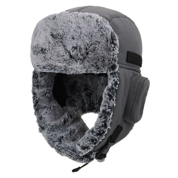 beanieskull caps connectyle y warm trapper hat for men women winter russian hats thick plush lined waterproof ushanka hunting skiing cap 230, Blue;gray
beanieskull caps connectyle y warm trapper hat for men women winter russian hats thick plush lined waterproof ushanka hunting skiing cap 230, Blue;gray