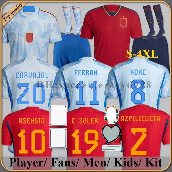 2022 spain soccer jerseys pedri ansu fati asensio morata ferran koke gavi c.soler azpilicueta world ramos cup fans player version football s, Black;yellow
2022 spain soccer jerseys pedri ansu fati asensio morata ferran koke gavi c.soler azpilicueta world ramos cup fans player version football s, Black;yellow