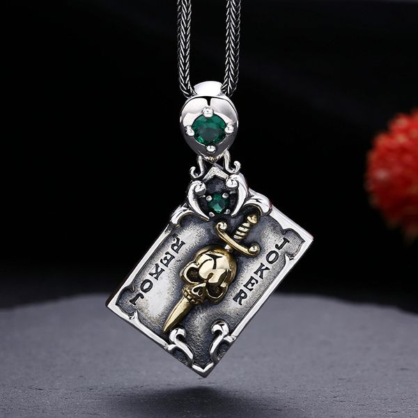 skull sword pendant necklace 925 sterling silver necklace antique vintage gothic punk hiphop fashion timeless mens vintage jewelry 50 55 60
skull sword pendant necklace 925 sterling silver necklace antique vintage gothic punk hiphop fashion timeless mens vintage jewelry 50 55 60